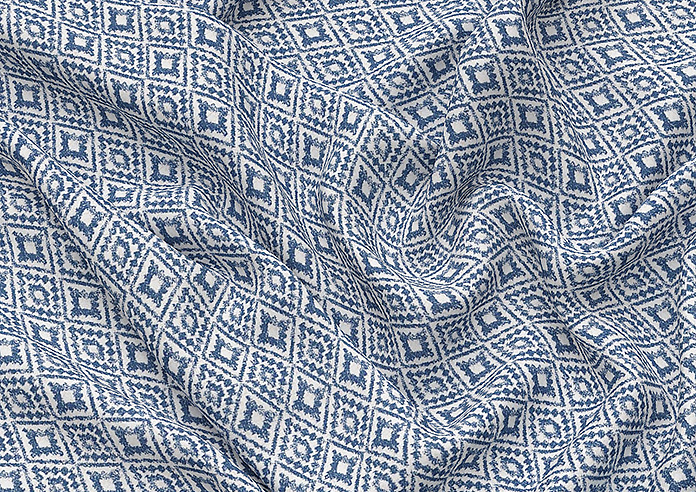 Aztec, Indigo - Twist&Fit Roman Blind - Image 4